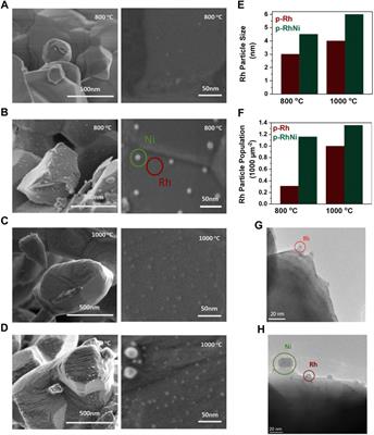 Engineering exsolved catalysts for CO2 conversion